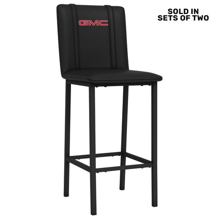 Dreamseat Bar Stool 500 with GMC Primary Logo, 2PK XZ500BSDBLK-PSGMC61050A